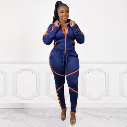 2 Piece Plus Size Jogging Suit