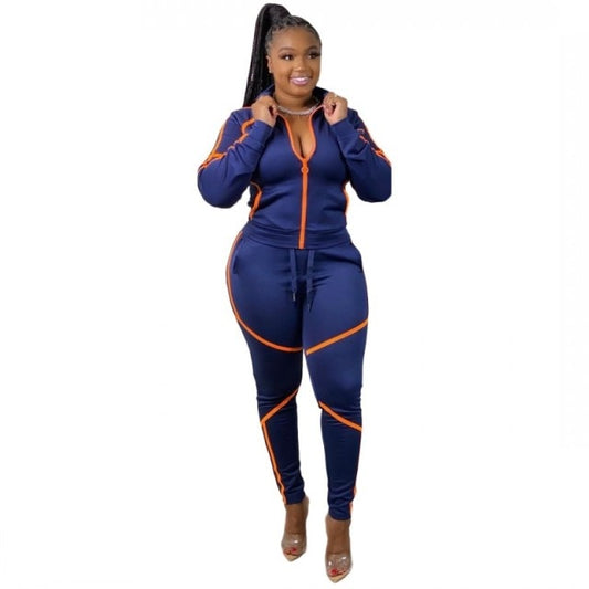 2 Piece Plus Size Jogging Suit