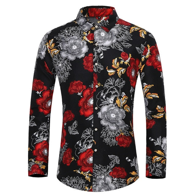 Printed Hawaiian Shirt