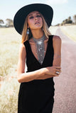 V-Neck Beach Cover Up