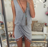 V-Neck Beach Cover Up