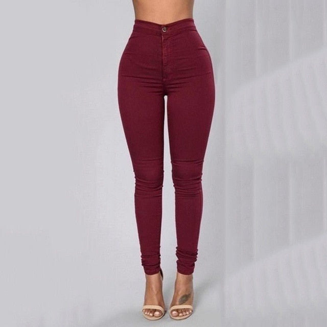 High Waist Stretch Pants