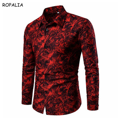 Casual Print Long Sleeve Shirt