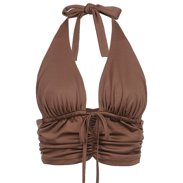 Backless Halter Cami