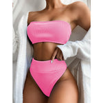 High Waist Paisley Print Bikini