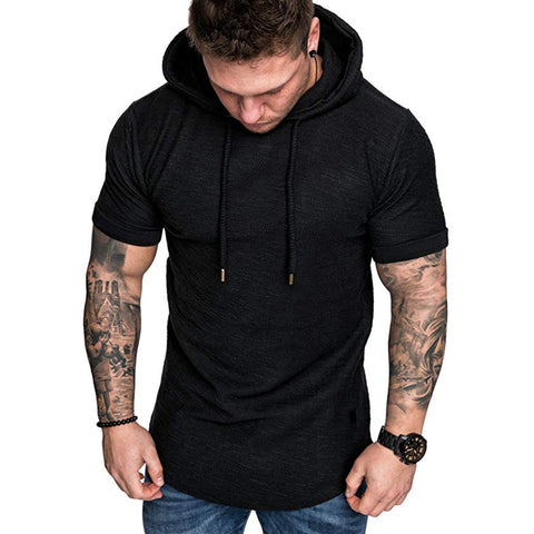 Men s Hoodies Sweat shirts Short Sleeve Men Hoodies