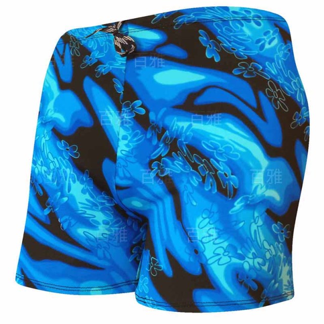 Multi-Print Boxer Swimming Trunks