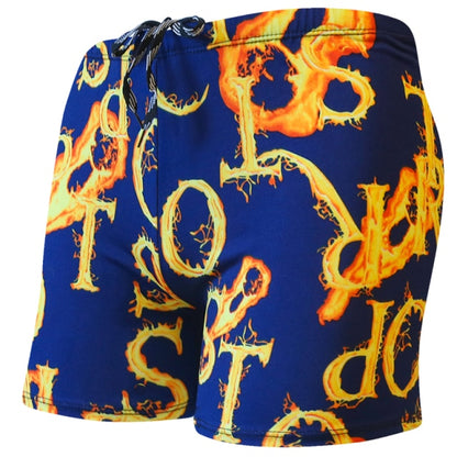 Multi-Print Boxer Swimming Trunks