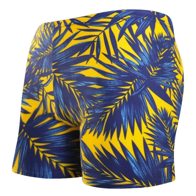 Multi-Print Boxer Swimming Trunks