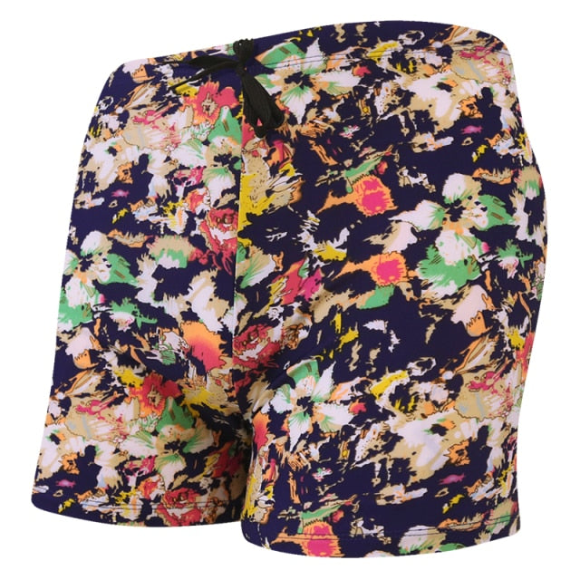 Multi-Print Boxer Swimming Trunks