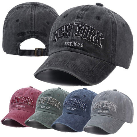 Men's New York Washed Cotton Cap