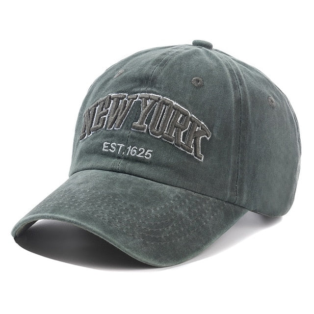 Men's New York Washed Cotton Cap