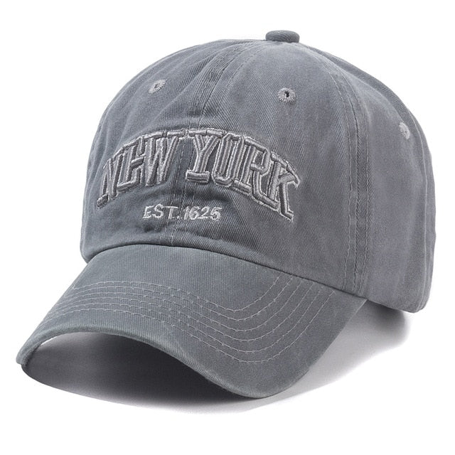 Men's New York Washed Cotton Cap