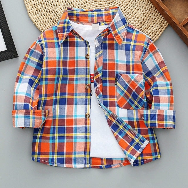 Plaid Long Sleeve Shirt