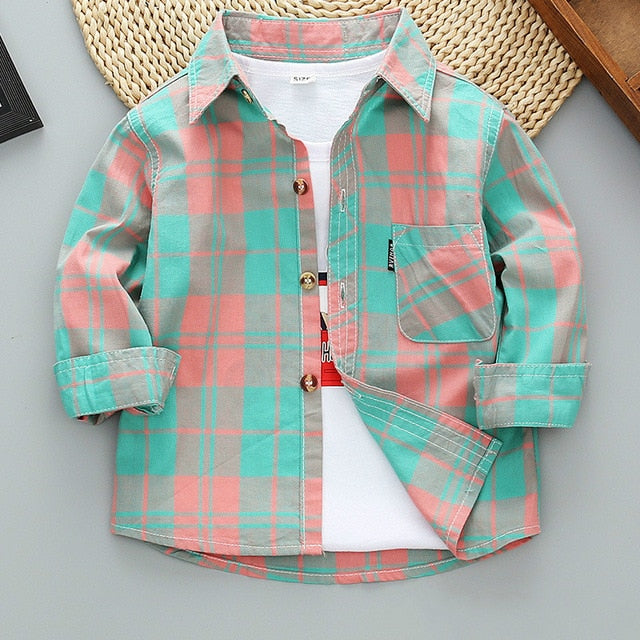 Plaid Long Sleeve Shirt