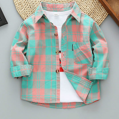 Plaid Long Sleeve Shirt