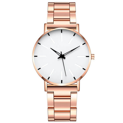 Simple Fashion Stainless Steel Quartz Watch