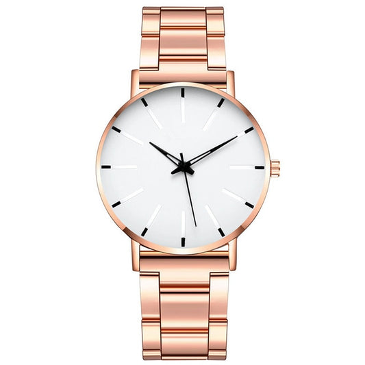 Simple Fashion Stainless Steel Quartz Watch