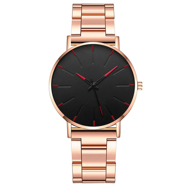 Simple Fashion Stainless Steel Quartz Watch