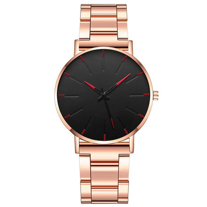 Simple Fashion Stainless Steel Quartz Watch
