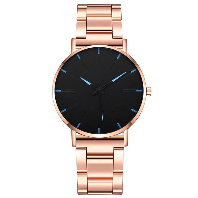 Simple Fashion Stainless Steel Quartz Watch