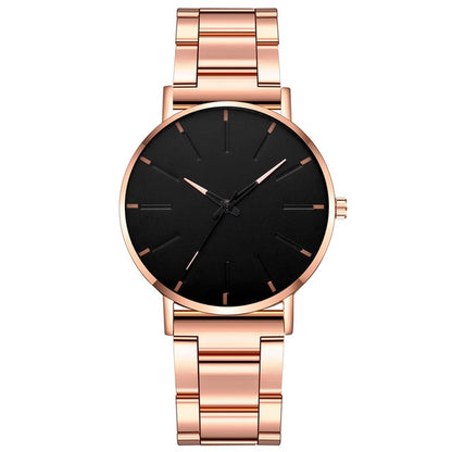 Simple Fashion Stainless Steel Quartz Watch