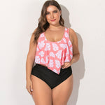 Plus Size Multi-Color Bikini Set