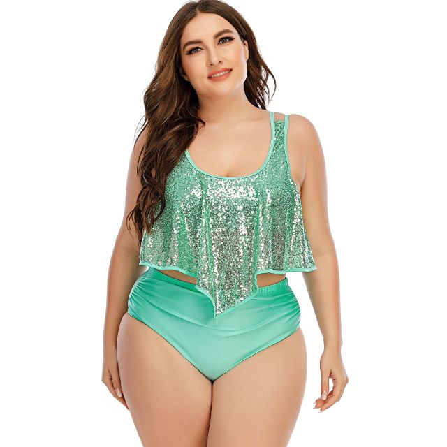 Plus Size Multi-Color Bikini Set