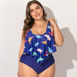 Plus Size Multi-Color Bikini Set