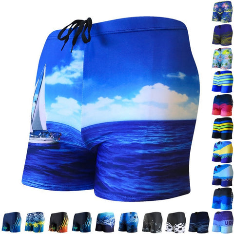 Men's Multi Print Beach Shorts