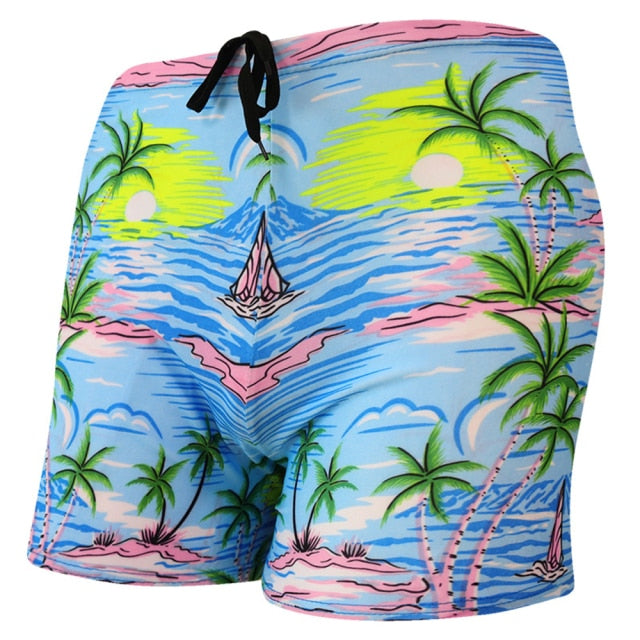 Men's Multi Print Beach Shorts