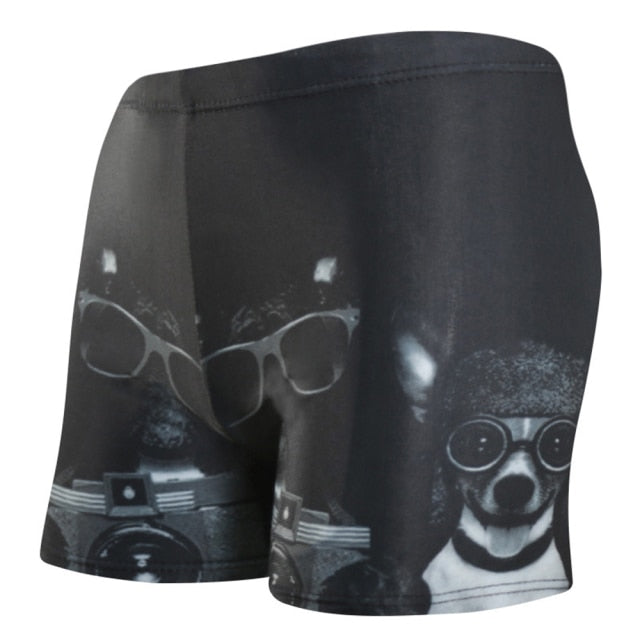 Men's Multi Print Beach Shorts