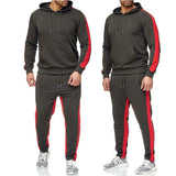 Men's Hoodie Tracksuit - Fleece Jogging Pullover - S - 5XL