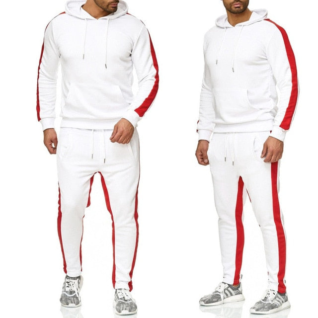 Men's Hoodie Tracksuit - Fleece Jogging Pullover - S - 5XL
