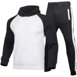 Men's Hoodie Tracksuit - Fleece Jogging Pullover - S - 5XL