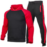 Men's Hoodie Tracksuit - Fleece Jogging Pullover - S - 5XL