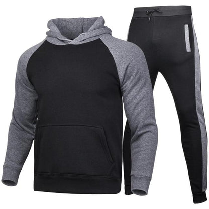 Men's Hoodie Tracksuit - Fleece Jogging Pullover - S - 5XL