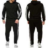 Men's Hoodie Tracksuit - Fleece Jogging Pullover - S - 5XL