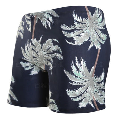 Multi-Print Boxer Swimming Trunks