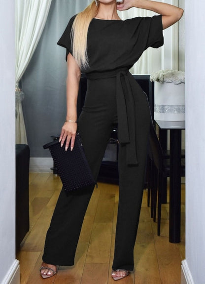 Elegant Wide Leg High Waist Jumpsuit