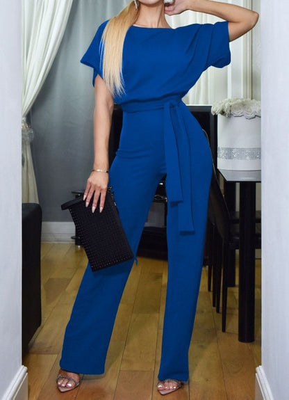 Elegant Wide Leg High Waist Jumpsuit