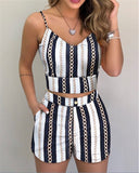 Fashion Floral 2 Piece Short Set