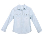 Button Up Retro Soft Denim Shirt