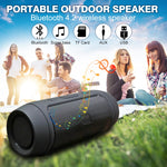 Outdoor Waterproof Portable Mini Bluetooth Speaker With Radio Aux Support