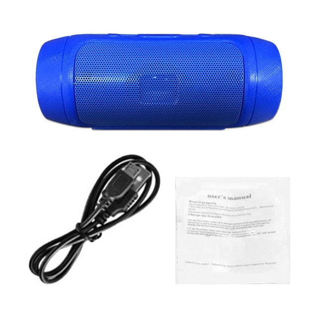Outdoor Waterproof Portable Mini Bluetooth Speaker With Radio Aux Support