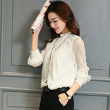 Elegant Solid Color Casual Blouse