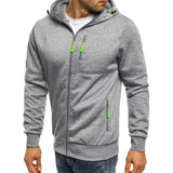 Cardigan Solid Color Hoodie