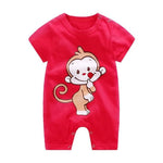 Colorful Baby Short Sleeve Romper