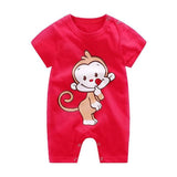 Colorful Baby Short Sleeve Romper