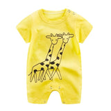 Colorful Baby Short Sleeve Romper